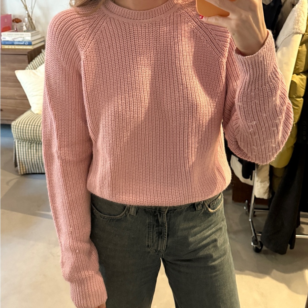 Mara Hoffman Pink Crew Neck Sweater